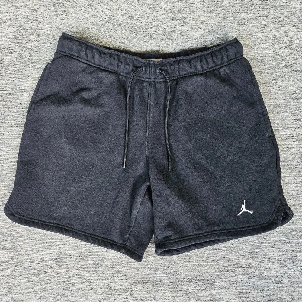 Nike Air Jordan Essentials Men's Fleece Shorts Black Medium Jumpman DA9826-010